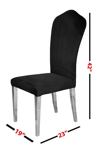 Monica Black Dining Chair (Each)