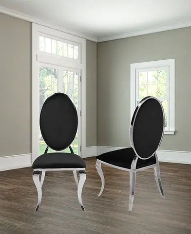 Chaises de salle à manger noires Bronx (chacune)