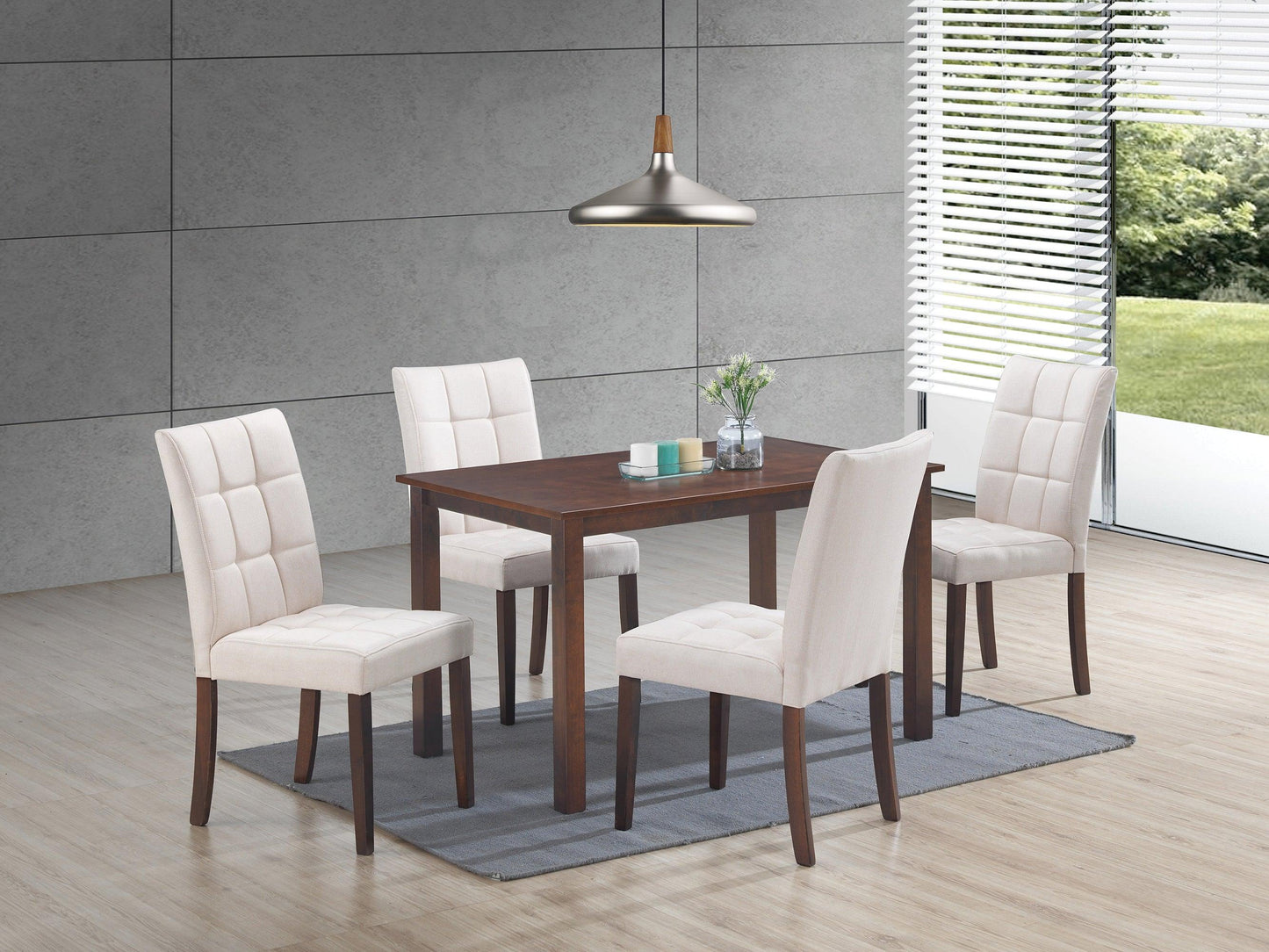 Clare Beige 5 Pc. Dining Set - Furnify.ca