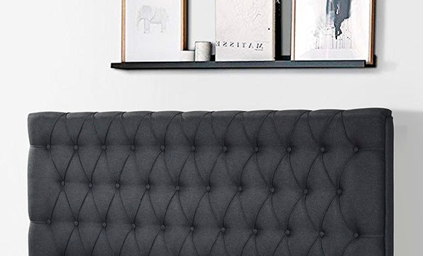 Sofia Platform Bed Charcoal (Queen/King)