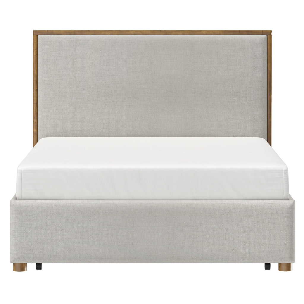 Andover Platform Bed with Drawer in Oat