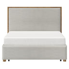 Andover Platform Bed with Drawer in Oat
