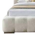 Pasha Platform Bed in Beige Pearl