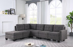SECTIONAL - GREY
