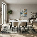 NINJA SINTERED STONE DINING TABLE WITH LOOMIE CHAIRS