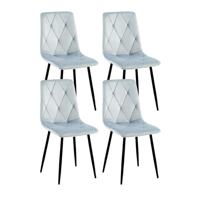 Delhi Modern Velvet Dining Chair