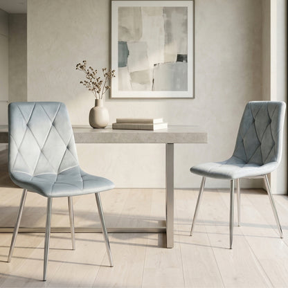 Delhi Modern Velvet Dining Chair