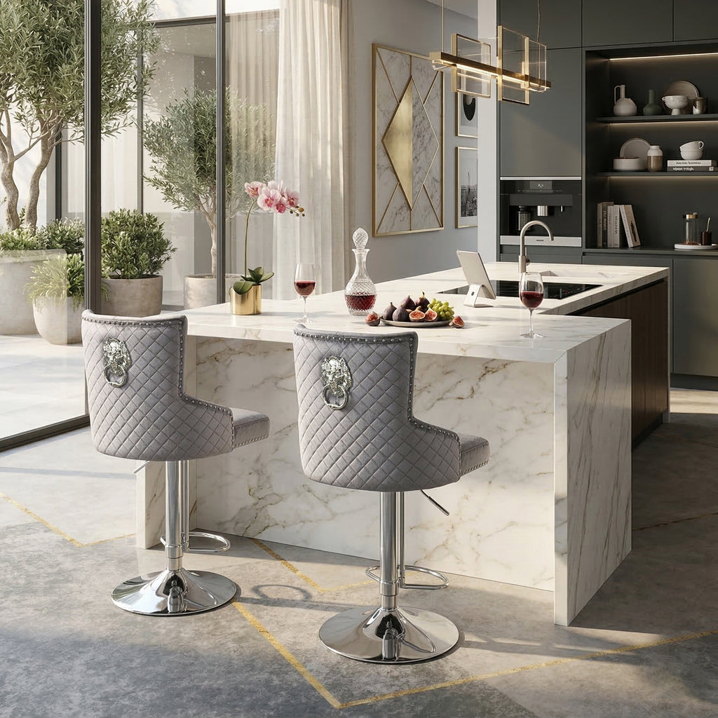 Tabouret de bar Leo (lot de 2)