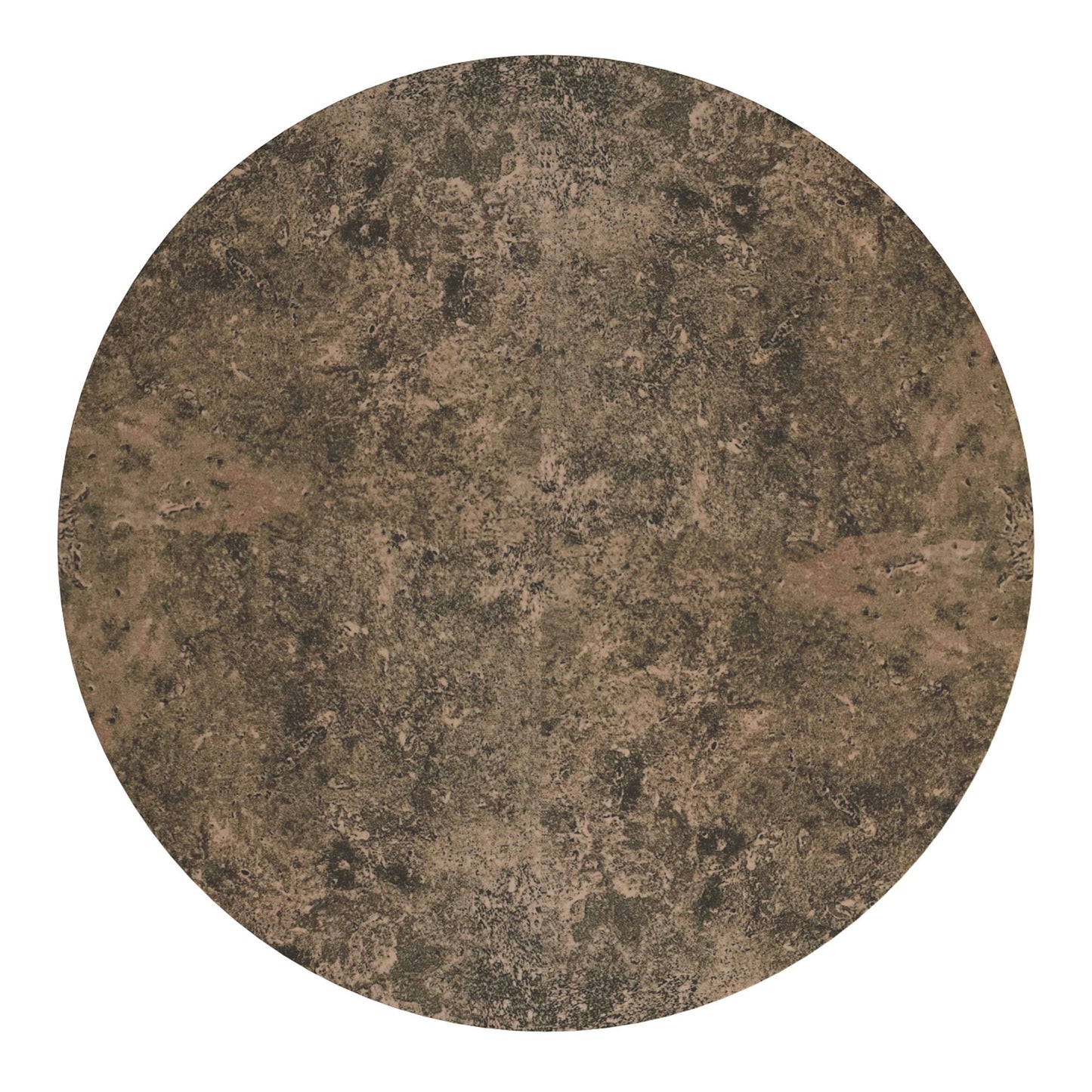 Godiva Round Pedestal Dining Table, 48" in Faux Grey Stone