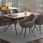 Bronx Rectangular Dining Table, 63" in Natural