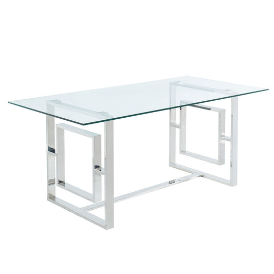 Eros Rectangular Dining Table, 71" INCH