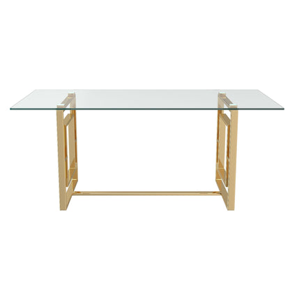 Eros Rectangular Dining Table, 71" INCH
