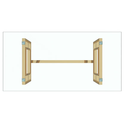 Eros Rectangular Dining Table, 71" INCH