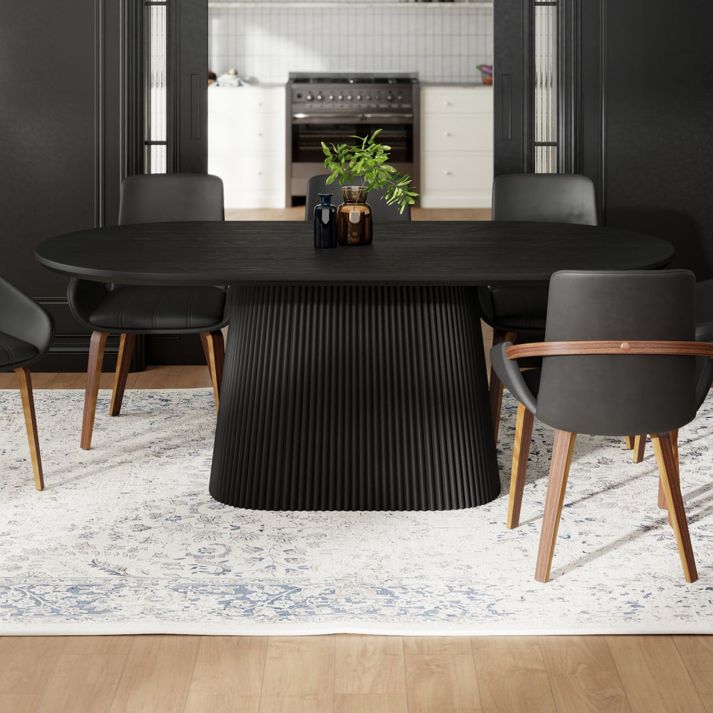 Tovas Oval Dining Table, 79" INCH