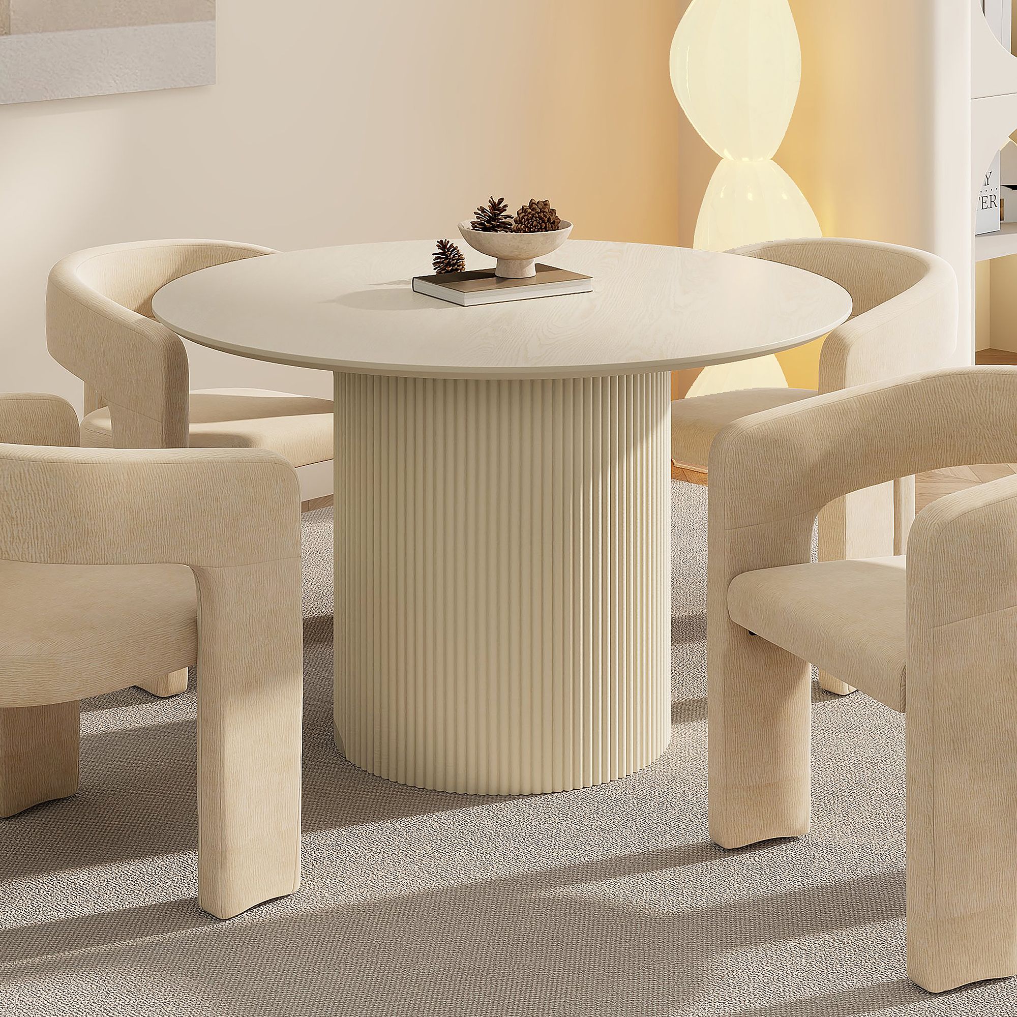 Tovas Round Dining Table 47 INCH