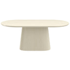 Tovas Oval Dining Table, 79" INCH