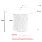 Tovas Round Dining Table 47 INCH