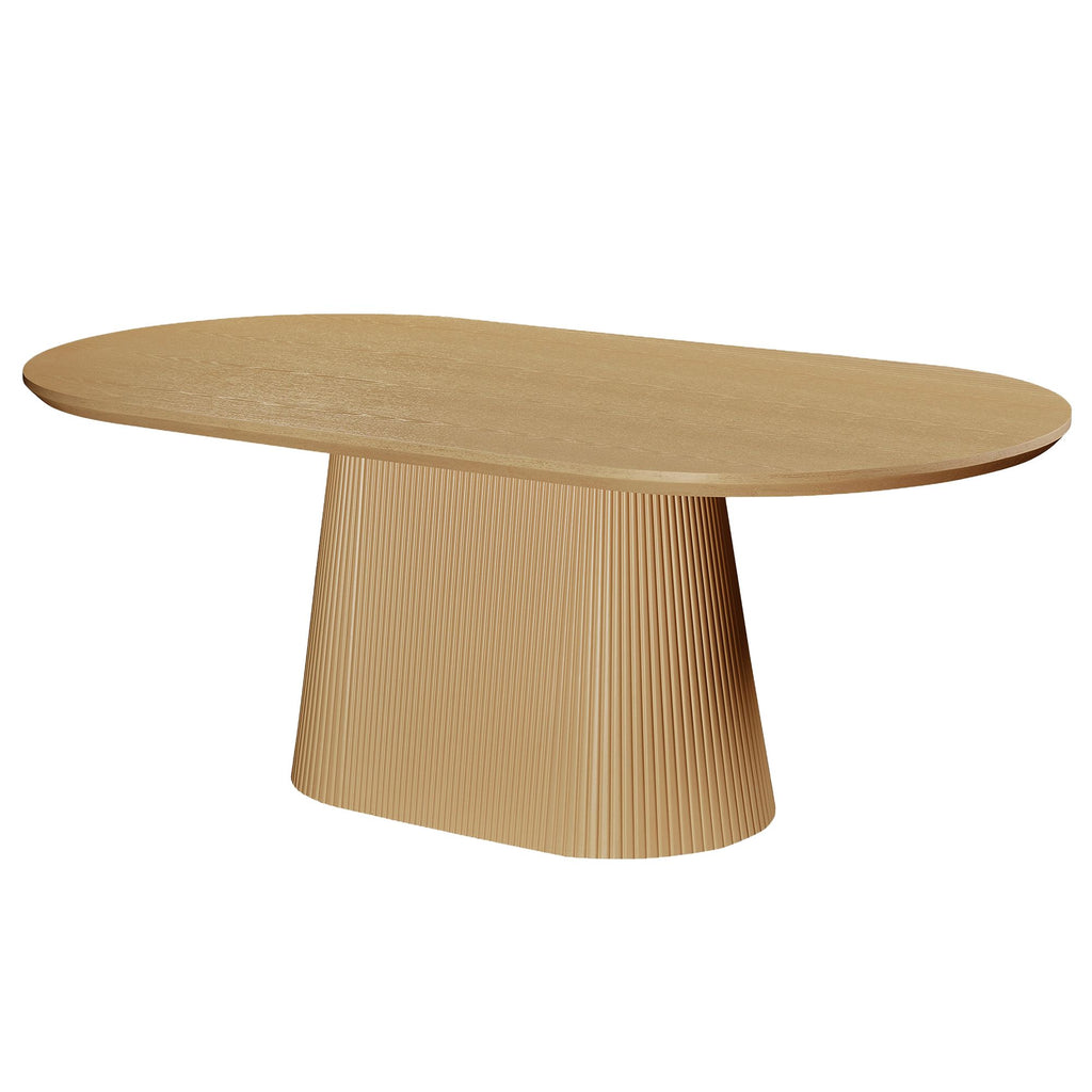 Tovas Oval Dining Table, 79" INCH