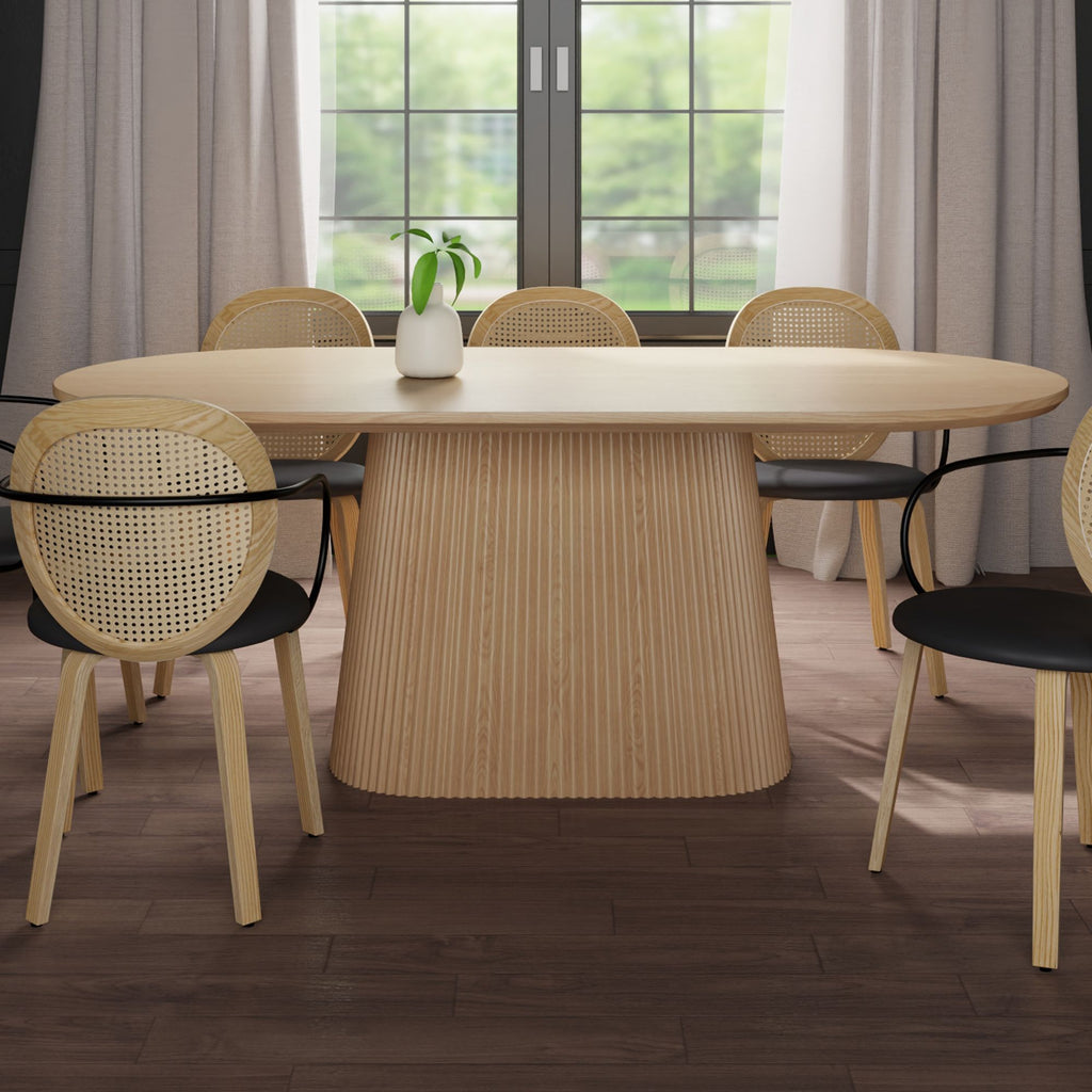 Tovas Oval Dining Table, 79" INCH
