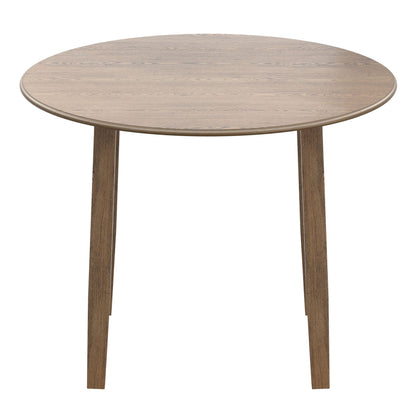 Conrad Round Drop-Leaf Dining Table, 42" in Black