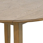 Conrad Round Drop-Leaf Dining Table, 42" in Black