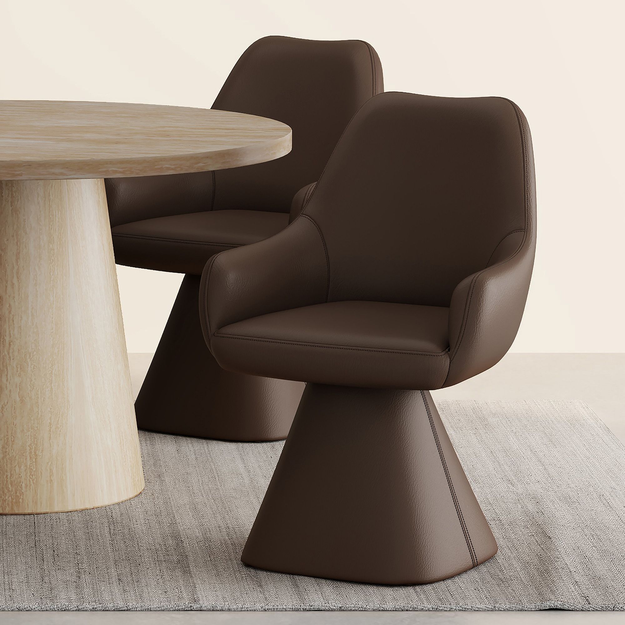 Caprese Swivel Dining and Accent Chair