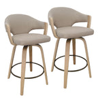 Freya 26" Counter Stool with Swivel, Set of 2