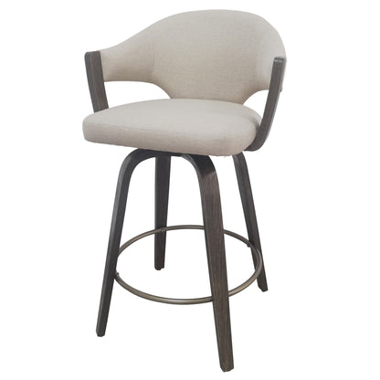 Freya 26" Counter Stool with Swivel, Set of 2