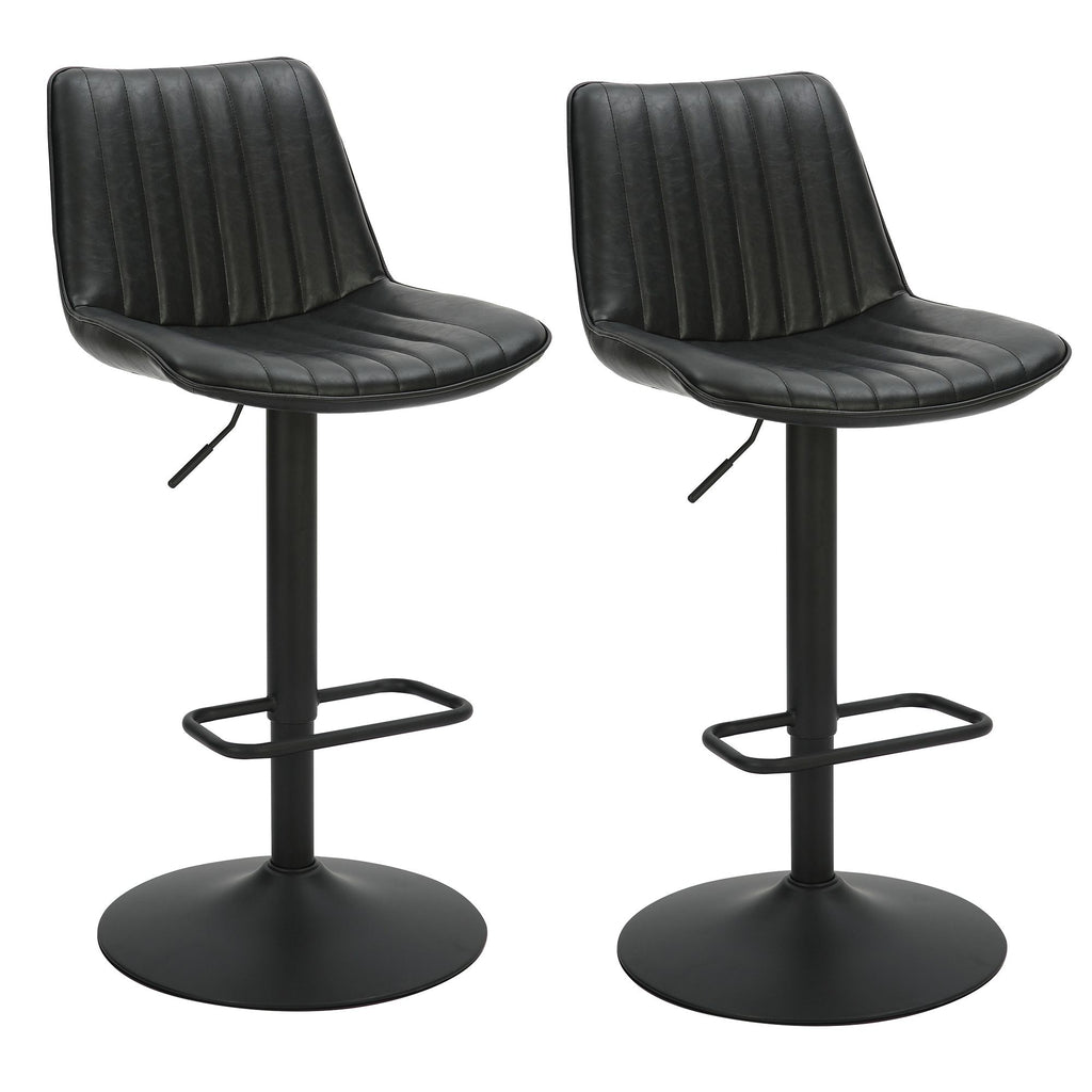 Tabouret à suspension pneumatique réglable Kosi, lot de 2