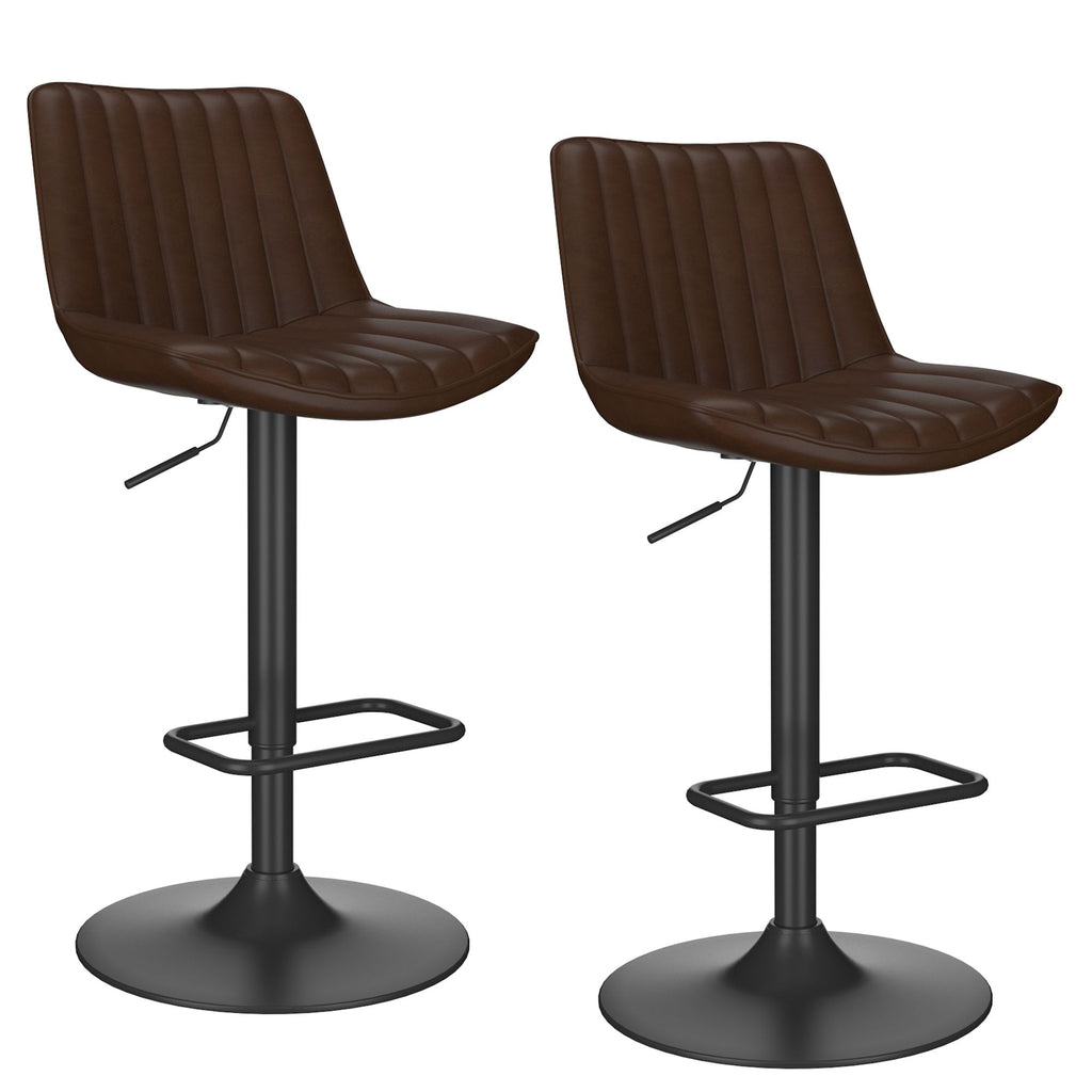 Tabouret à suspension pneumatique réglable Kosi, lot de 2