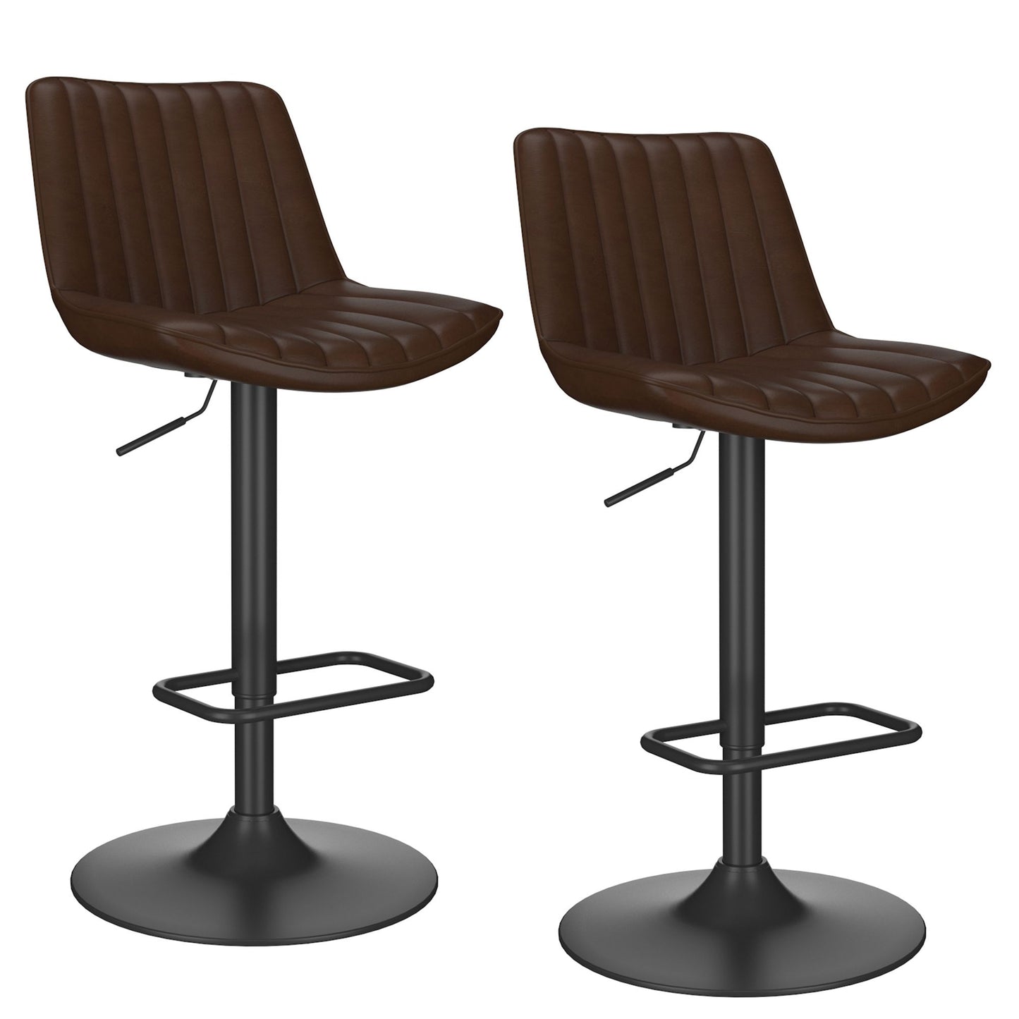 Kosi Adjustable Air-Lift Stool, set of 2
