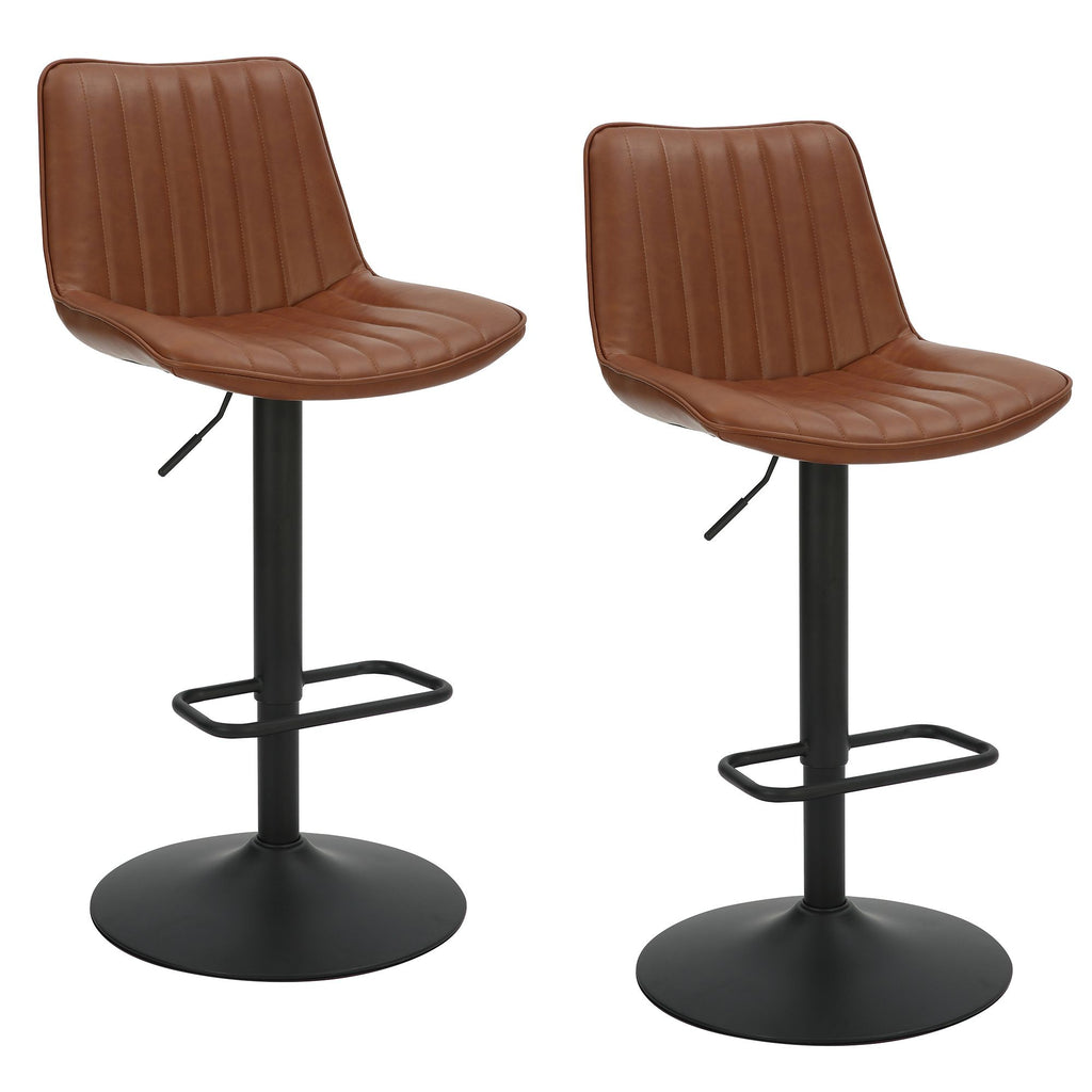 Tabouret à suspension pneumatique réglable Kosi, lot de 2