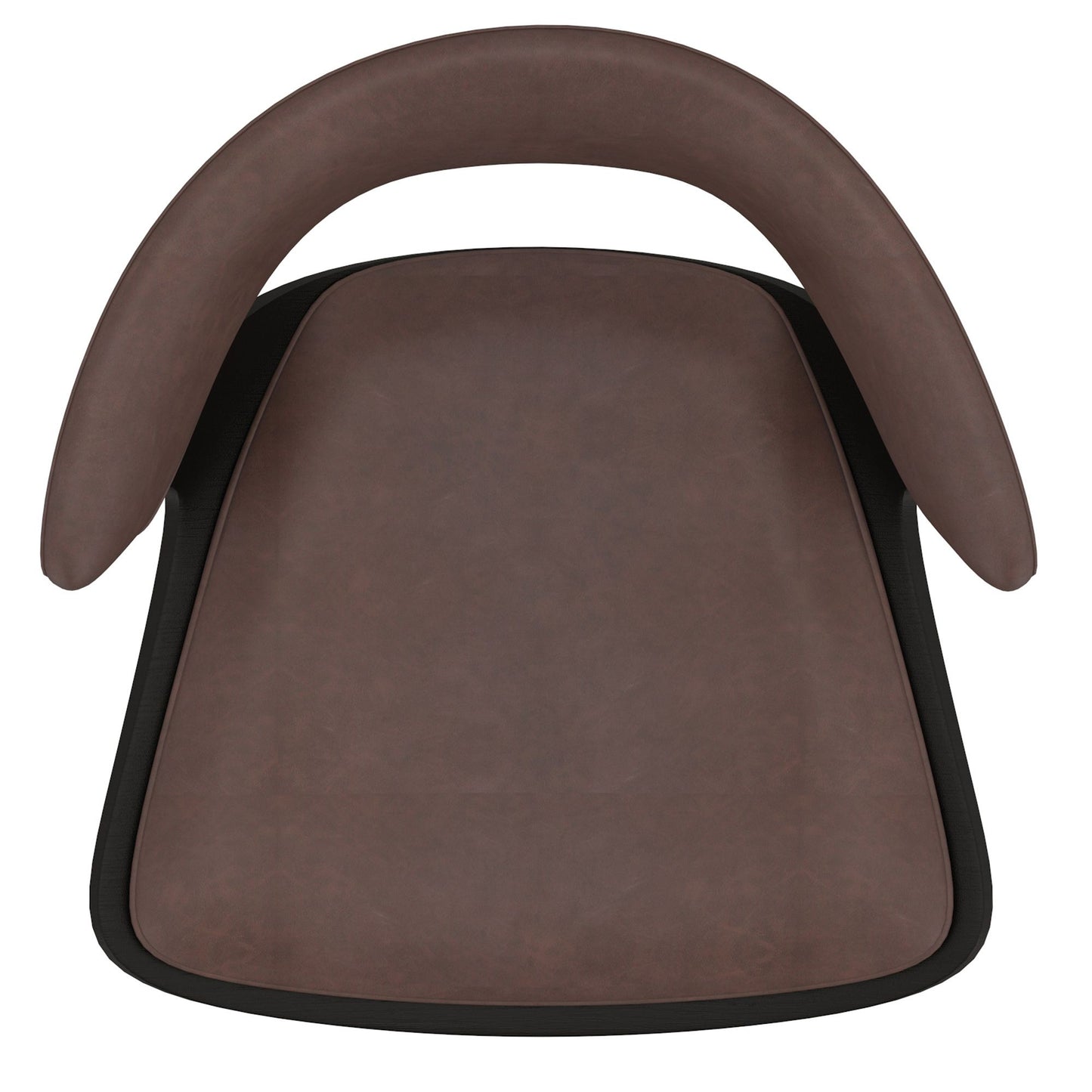Rover Adjustable Air Lift Stool in Brown and Black Set of 2