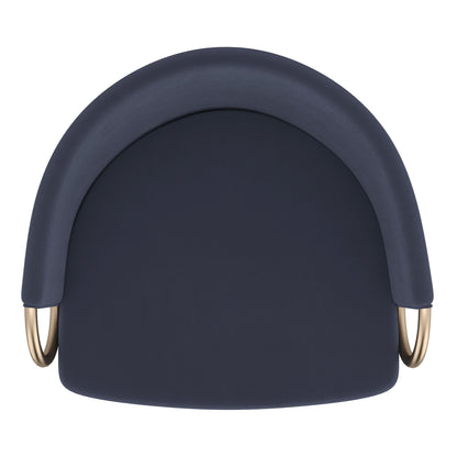 Tabouret de bar Lavo 26 po, lot de 2 en gris, noir et or