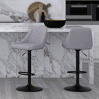 Tabouret pivotant à hauteur réglable Kron, lot de 2