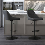 Tabouret pivotant à hauteur réglable Kron, lot de 2