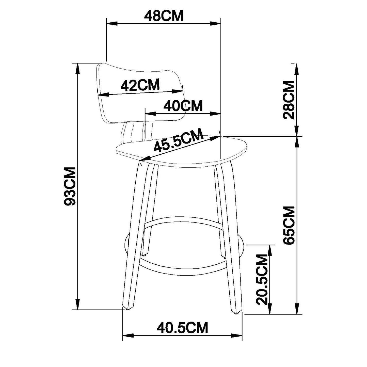 Zuni 26" Counter Stool with Swivel