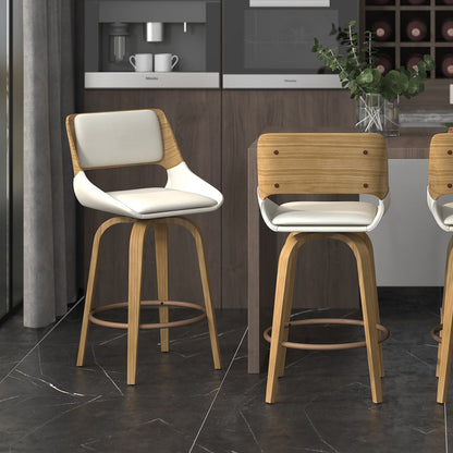 Hudson 26" Counter Stool with Swivel Set of 1
