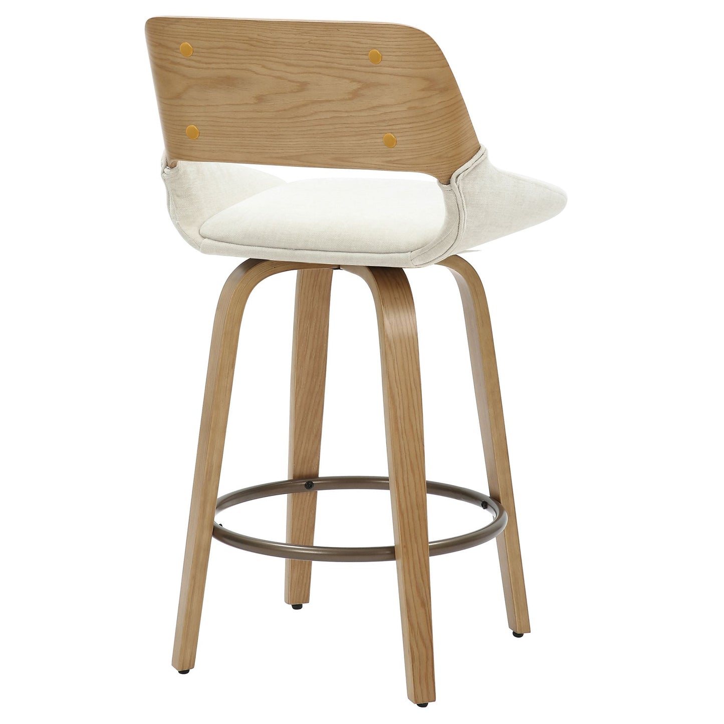 Hudson 26" Counter Stool with Swivel Set of 1