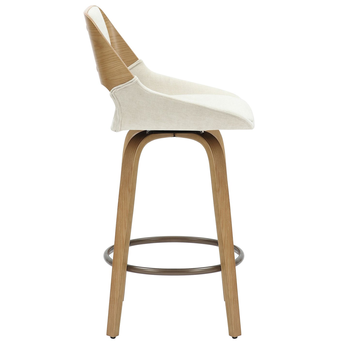 Hudson 26" Counter Stool with Swivel Set of 1