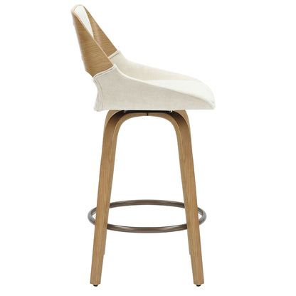 Hudson 26" Counter Stool with Swivel Set of 1