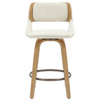 Hudson 26" Counter Stool with Swivel Set of 1