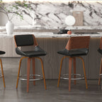 Hudson 26" Counter Stool with Swivel Set of 1