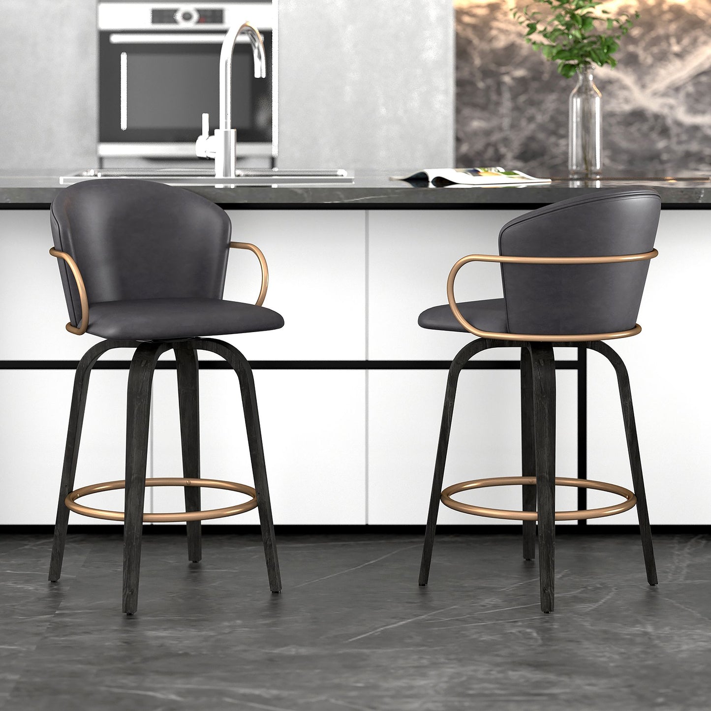 Lawson 26" Counter Stool with Swivel, Set of 2