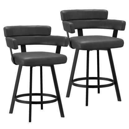 Oberon 26" Counter Stool with Swivel, Set of 2