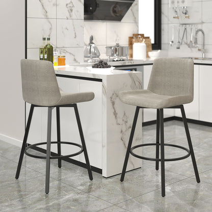 Fern 26" Counter Stool with Swivel, Set of 2