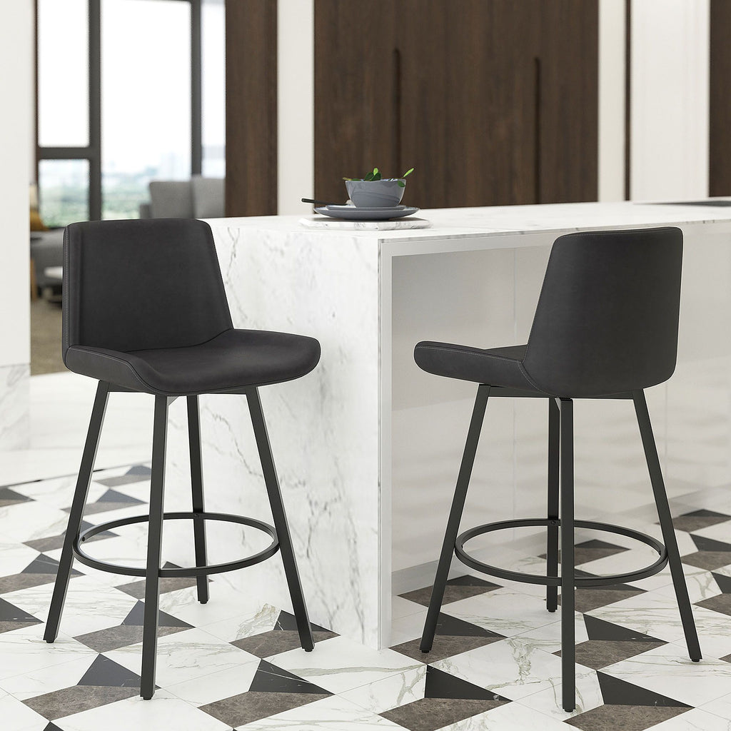 Fern 26" Counter Stool with Swivel, Set of 2