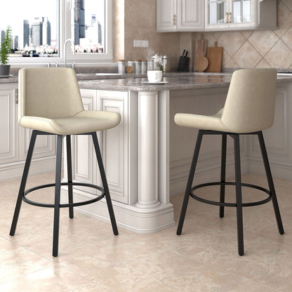 Fern 26" Counter Stool with Swivel, Set of 2