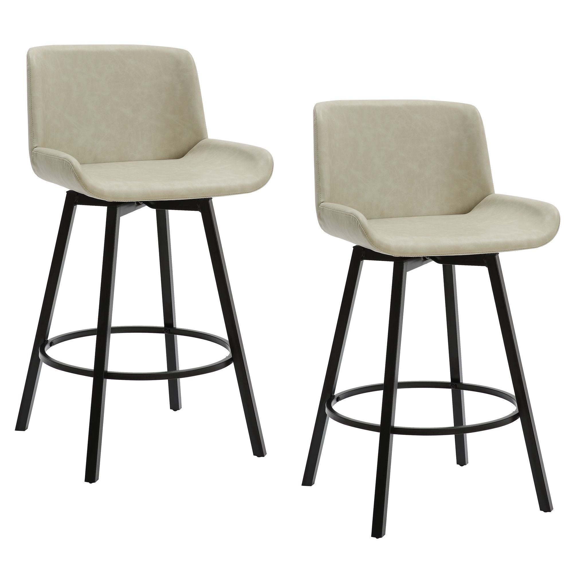 Fern 26" Counter Stool with Swivel, Set of 2