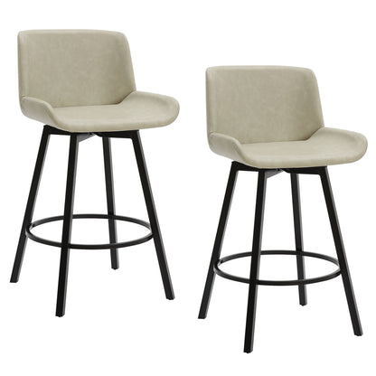 Fern 26" Counter Stool with Swivel, Set of 2